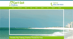 Desktop Screenshot of cantquitfishin.com